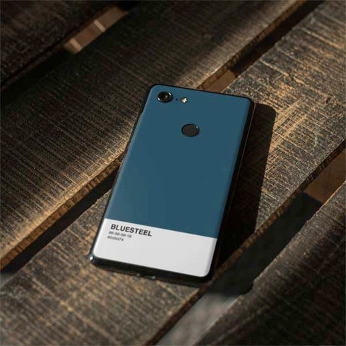 Bluesteel Color Palette Google Pixel 3 Skin